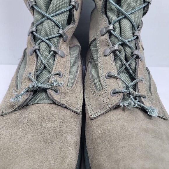 Wellco Men's Green Combat Military Boots 2977664 US Size 13W - Picture 9 of 12
